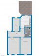 Grundriss - Aufgepasst! Attraktive 3-Raumwohnung mit Dachterrasse in der Reilstraße!
