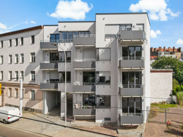 Modernes Wohnen im Neubau – stilvolle 3-Raum-Wohnungen mit zwei Balkonen 06114 Halle, Etagenwohnung