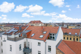 DG mit 2 Terrassen - Eigennutzer aufgepasst!!! Stilvolle Dachgeschosswohnung mit zwei Dachterrassen & zwei Stellplätzen in der August-Bebel-Straße