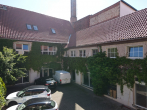 Hof - 3-Raumwohnung in einem Charmantes Denkmaljuwel im Herzen von Sangerhausen – inklusive Stellplatz im Hinterhof